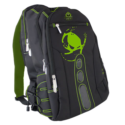 KEEP OUT BK7G Mochila 156 Gaming  Negro y Verde